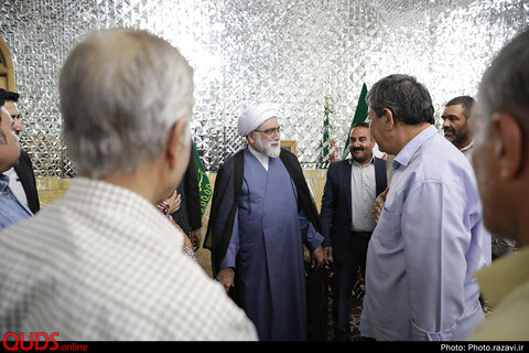 دیدار جمعی از امانتداران حوزه حمل و نقل مشهد با تولیت آستان قدس رضوی