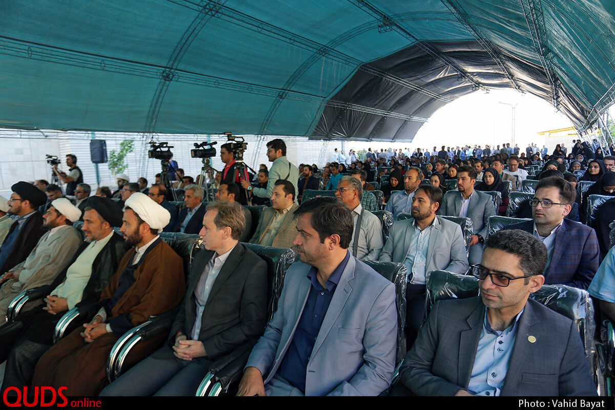 مراسم بهره برداری از چند طرح خدماتی در حاشیه شهر مشهد