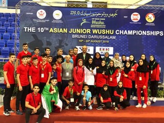 جوانان ووشوی ایران نایب قهرمان آسیا شدند