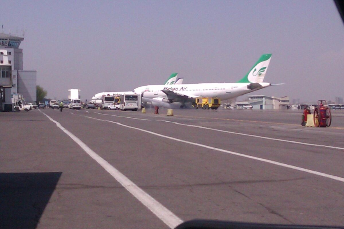 بهره برداری از طرح محوطه سازی فرودگاه بین المللی شهید هاشمی نژاد