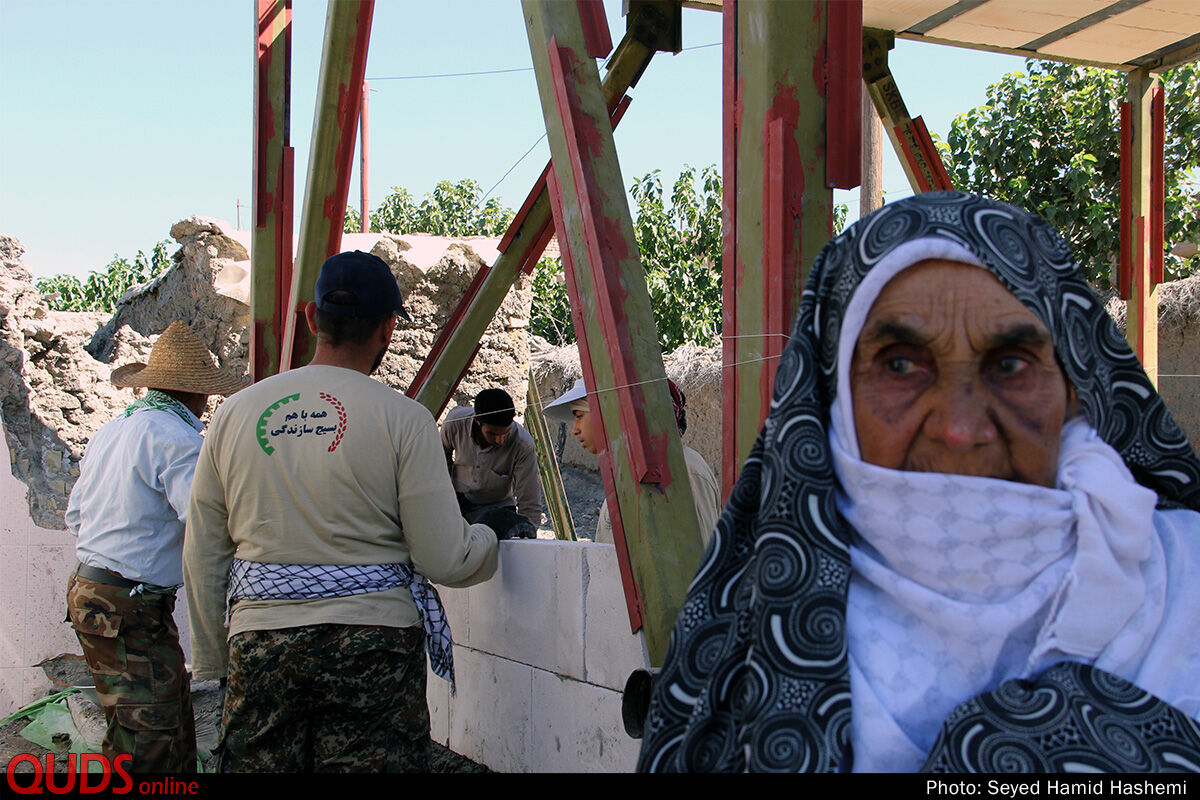 گزارشی از اردوهای جهادی؛ بازسازی روستاهای سیل زده خراسان رضوی