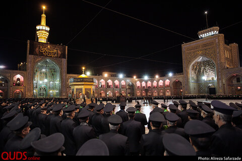 آئین خطبه خوانی شب عاشورا در حرم مطهر رضوی