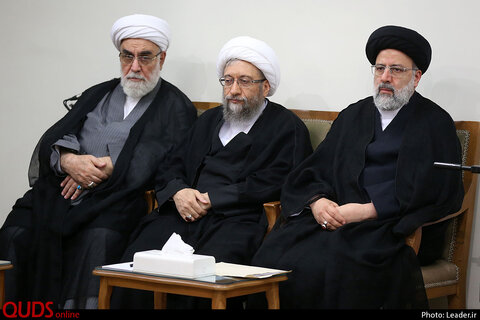 دیدار رئیس و نمایندگان مجلس خبرگان رهبری با آیت الله خامنه ای