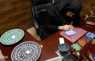 هنر «میناکاری» مشکل بیکاری را در خوزستان رفع می کند