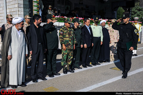 صبحگاه مشترک نیروی انتظامی به مناسبت هفته ناجا در مشهد برگزار شد
