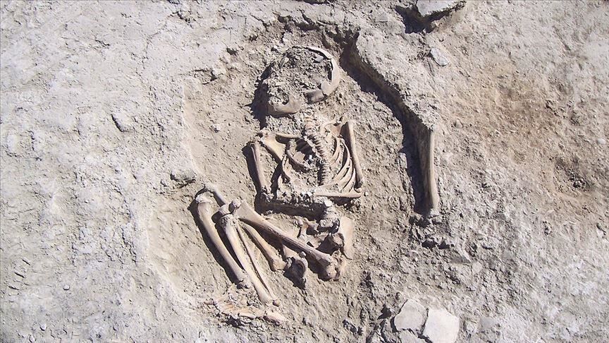 کشف اسکلت ۵۷۰۰ ساله یک کودک در ترکیه

