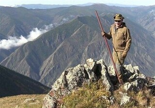 گردش و کوهنوردی «پوتین» در جنگل‌های سیبری