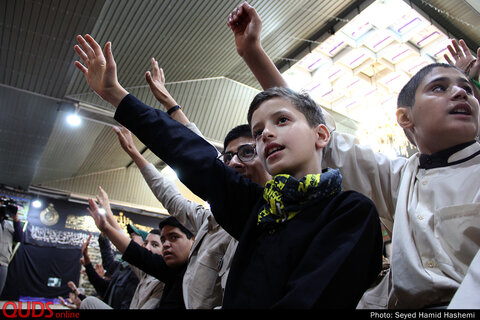 مراسم بدرقه کاروان دانش آموزی اربعین حسینی