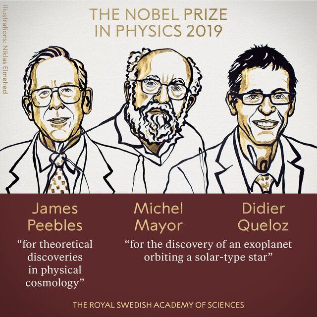 جایزه نوبل فیزیک به سه کیهان شناس تعلق گرفت