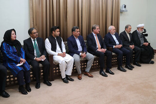 دیدار مقام معظم رهبری با نخست وزیر پاکستان
