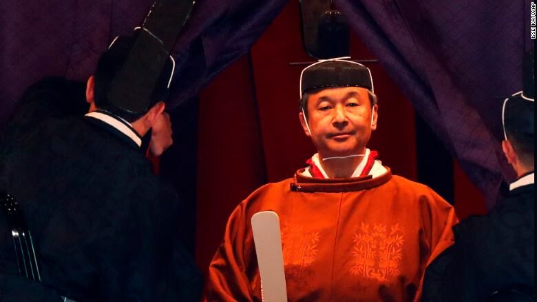 امپراتور جدید ژاپن بر تخت نشست+فیلم
