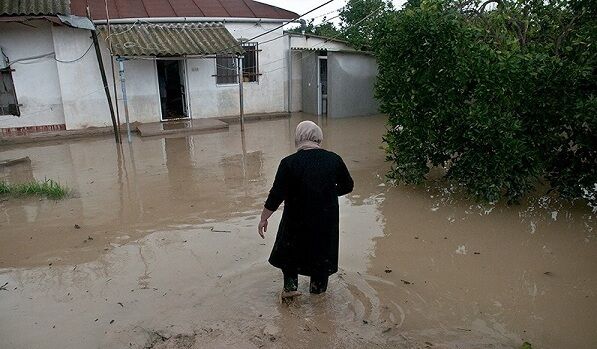 خسارت بارندگی به روستاهای بجنورد 