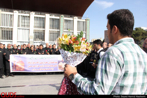 ورود کاروان کفشداران حرم امام رضا علیه السلام از کربلابه مشهد
