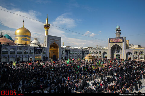 عزاداری شهادت علی بن موسی الرضا علیه السلام حرم مطهر رضوی