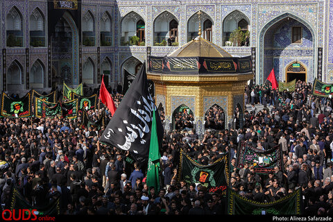 عزاداری شهادت علی بن موسی الرضا علیه السلام حرم مطهر رضوی