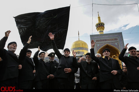 عزاداری شهادت علی بن موسی الرضا علیه السلام حرم مطهر رضوی