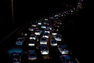 ترافیک پرحجم در جاده مشهد - تهران