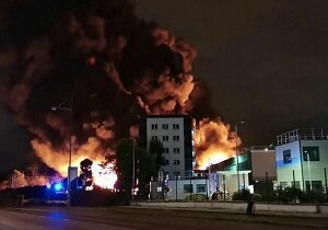 آتش سوزی سالن سیرک در فرانسه
