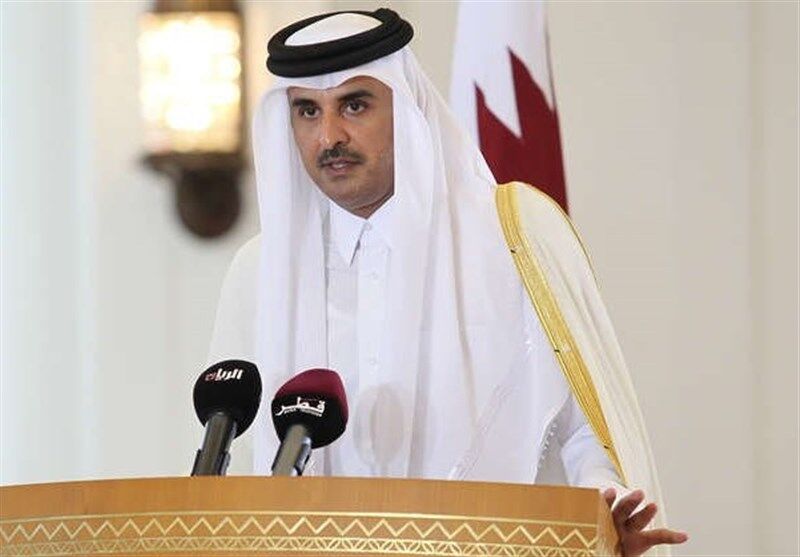  امیر قطر : لزوم حل مشکلات منطقه با تکیه بر گفت‌وگو/ تحریم و محاصره ایستادگی ما را تقویت کرد
