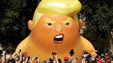 بالون بچه ترامپ تکه تکه شد! + تصاویر

