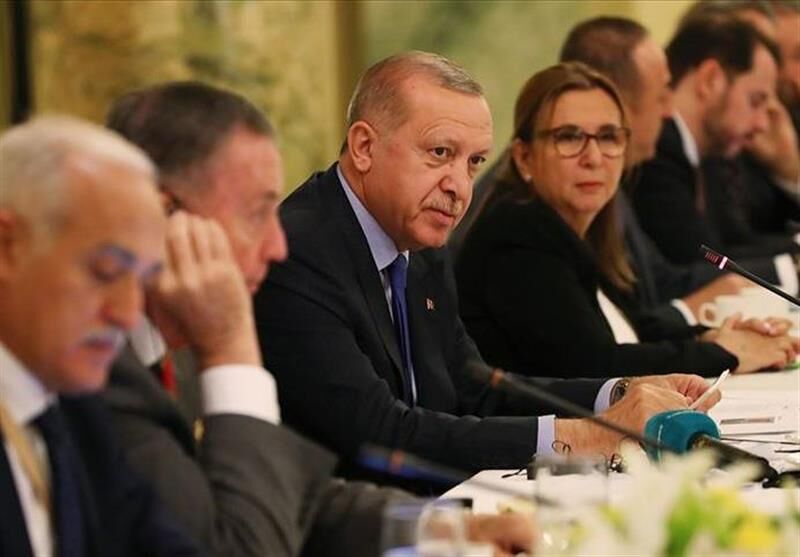دیدار اردوغان با بازرگانان و اعضای اتاق بازرگانی آمریکا