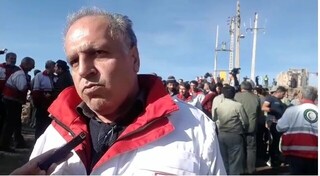 مدیرعامل هلال‌احمر آذربایجان شرقی در مناطق زلزله‌زده رؤیت شد