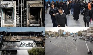 مردم از اشرار فاصله گرفتند/ آرامش کامل در تهران؛ فروکش‌کردن اعتراضات در شهرهای دیگر/ شهادت مظلومانه یک بسیجی +عکس