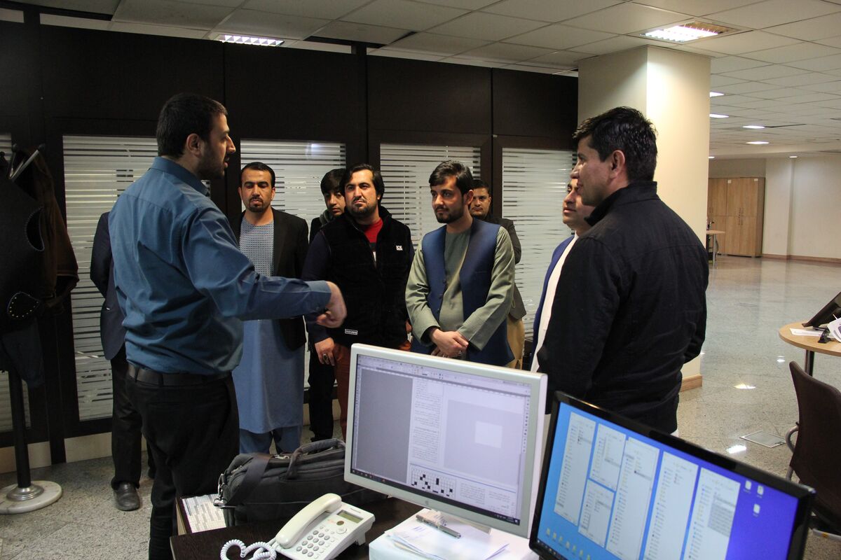 بازدید مسئولان رسانه‌ای افغانستان از مؤسسه فرهنگی قدس