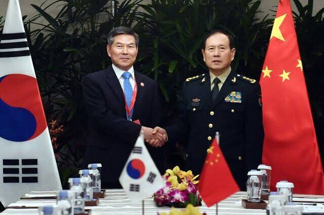 امضای توافق دفاعی چین و کره‌جنوبی در بحبوحه نارضایتی از آمریکا
