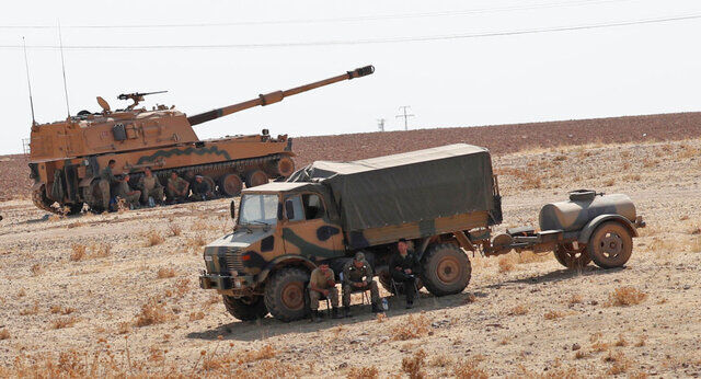 حملات راکتی ارتش ترکیه به شمال سوریه