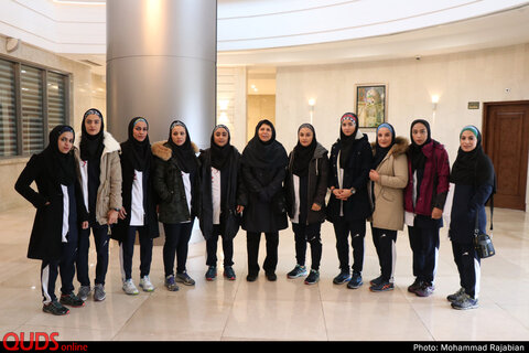 مراسم تجلیل از حرکت ارزشمندوفرهنگی تیم کبدی بانوان ایران