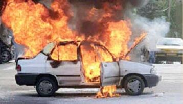 عامل آتش زدن خودروی دولتی در فلاورجان دستگیرشد