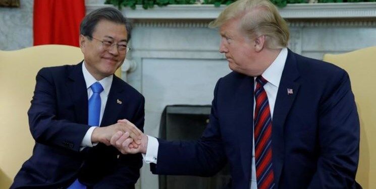 رؤسای جمهور آمریکا و کره جنوبی بر لزوم دیپلماسی با پیونگ‌یانگ تاکید  کردند