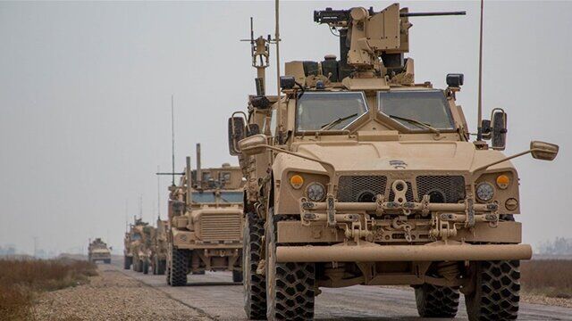 ورود ۵۰۰ خودروی نظامی آمریکا به پایگاه عین‌الاسد عراق
