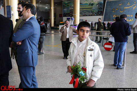 استقبال از «حسین پورکویر» در مشهد