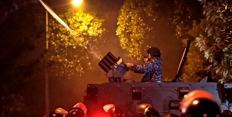 مجروح شدن ۲۰ نیروی امنیتی لبنان در ناآرامی‌های شب گذشته بیروت 