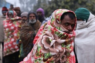 اعلام وضعیت قرمز در پایتخت هند به دلیل سرمای شدید