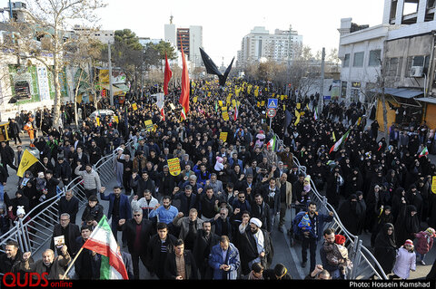 راهپیمایی مردم مشهد در محکومیت ترور حاج قاسم سلیمانی (2)