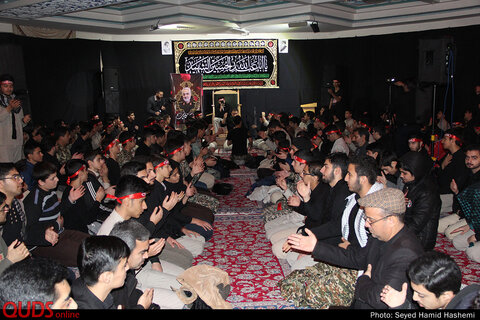مراسم یادبود شهیدسردارسلیمانی در دبیرستان های پسرانه امام رضا علیه السلام