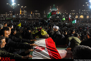 بدرقه باشکوه مشهدیها با سردار دلها  در چند پلان