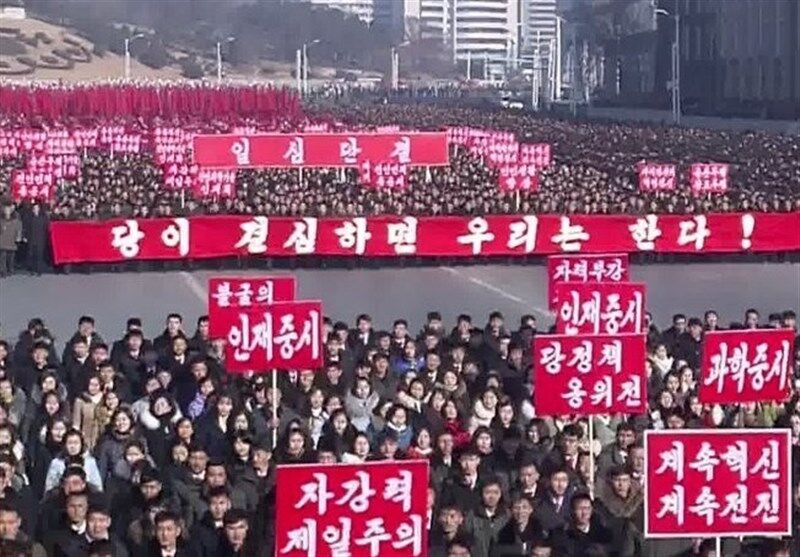  راهپیمایی بزرگ کره شمالی در بحبوحه تنش با آمریکا
