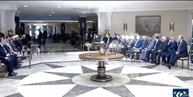 مراسم بزرگداشت شهدای حمله آمریکا در مقر نخست‌وزیری عراق

