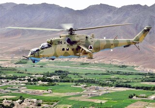 سقوط ۲ بالگرد ارتش افغانستان