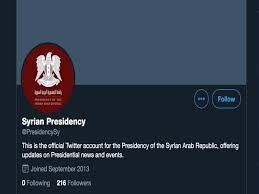 صفحه توئیتر بشار اسد مسدود شد