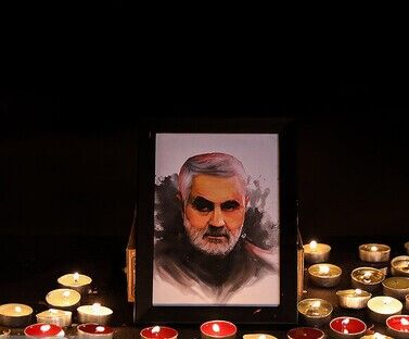 افغانستانیهای مقیم مشهد یاد شهید سلیمانی را گرامی داشتند