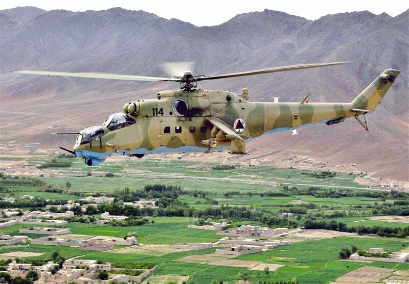  سقوط ۲ بالگرد ارتش افغانستان
