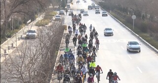 برگزاری همایش دوچرخه سواری یادبود  شهید سلیمانی در مشهد