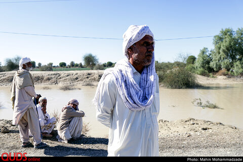 سیل در منطقه"دشتیاری" سیستان و بلوچستان