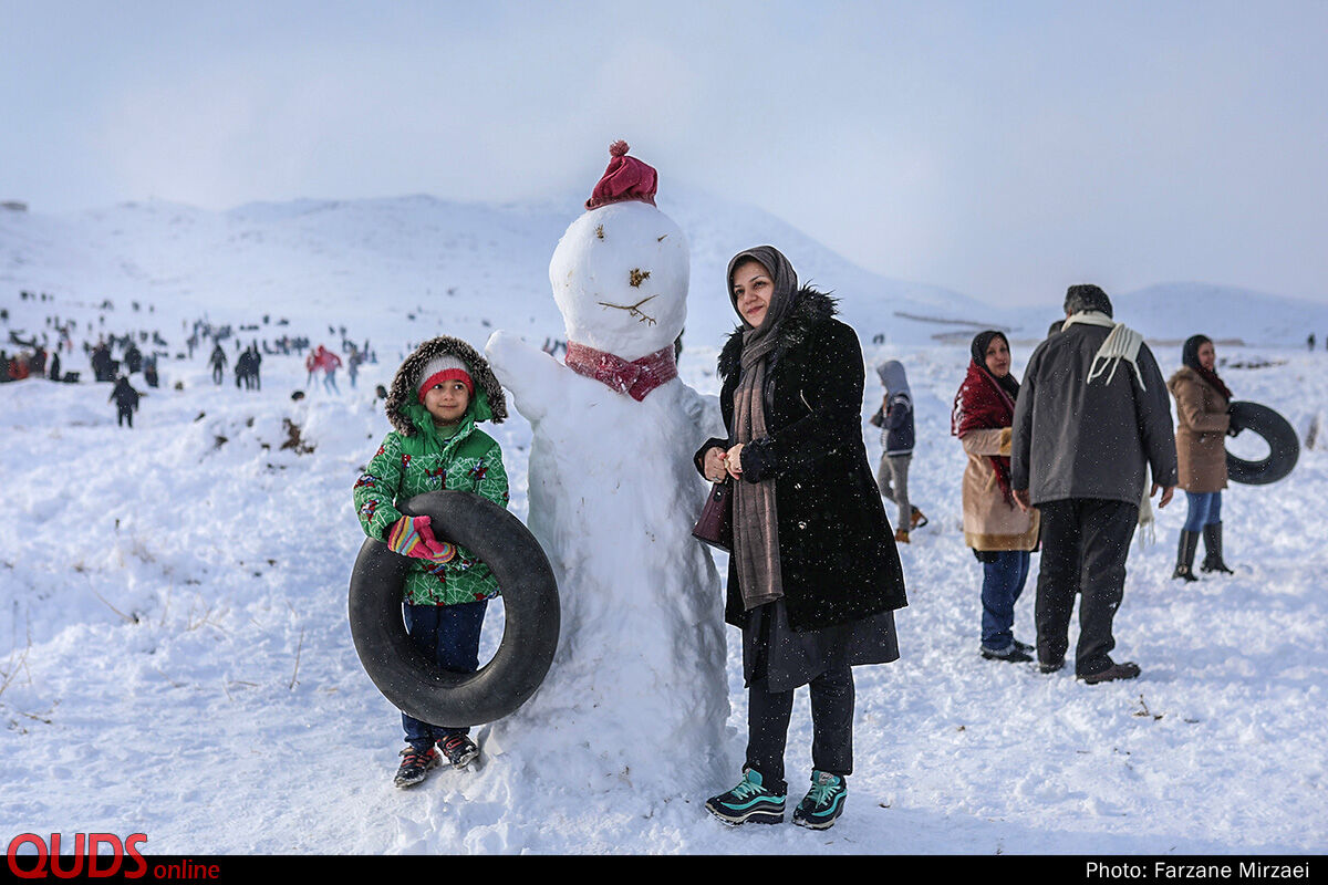 ییلاقات مشهد پس از بارش اولین برف زمستانی