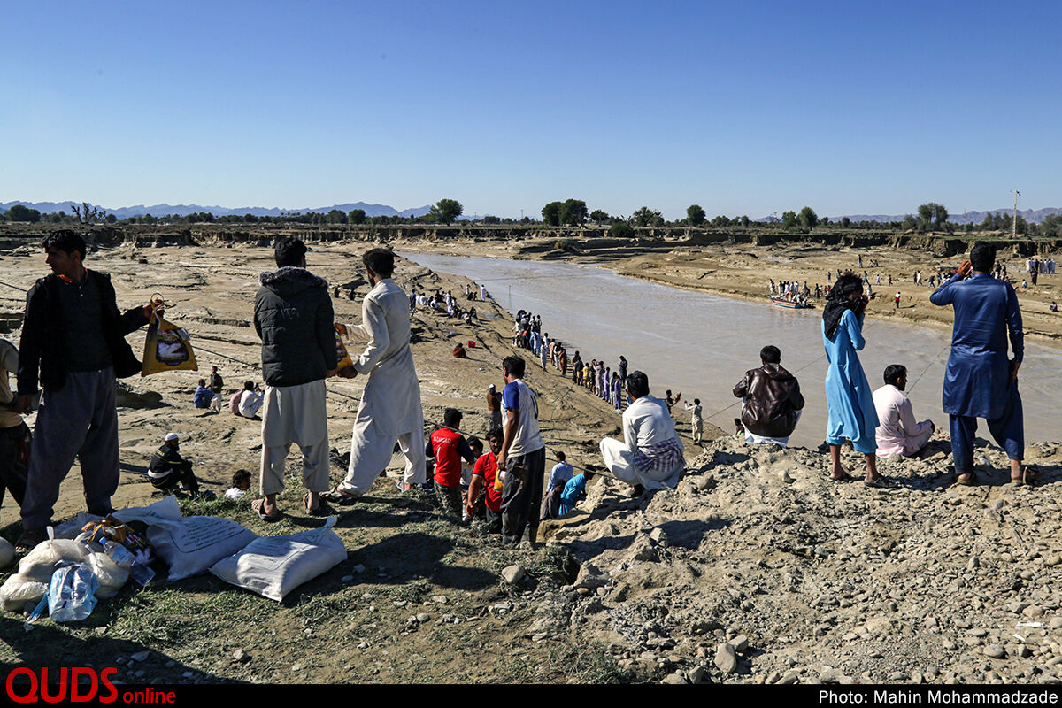 سیل در منطقه"دشتیاری" سیستان و بلوچستان